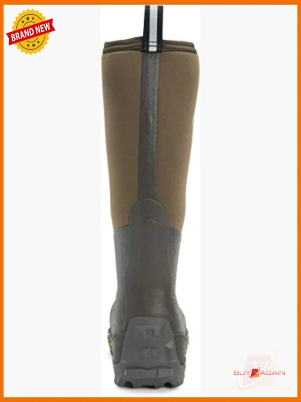 Men's Wetland Calf-High Neoprene Boots Waterproof Pull-On Work Boots